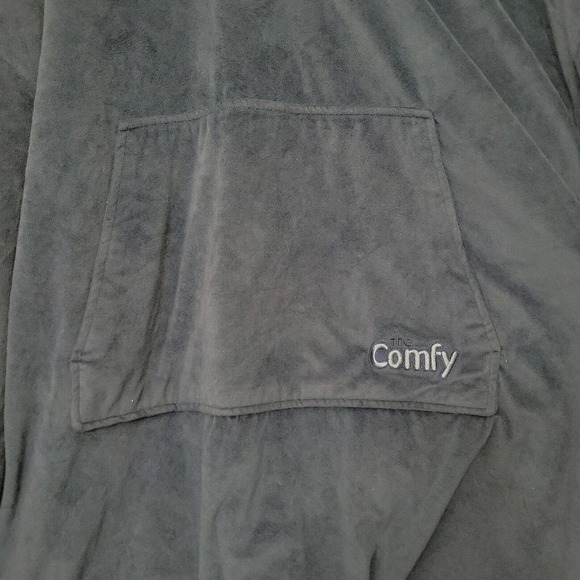 The Comfy Blanket Navy Blue Hoodie Sweatshirt Pullover One Size Long Sleeve - Picture 5 of 10